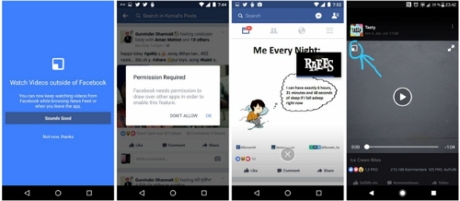 T&iacute;nh năng ph&aacute;t video tr&ecirc;n Facebook sắp c&oacute; giống với YouTube của Google. Ảnh:Android Police.