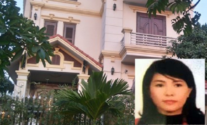 Căn biệt thự của Thảo lu&ocirc;n trong t&igrave;nh trạng cửa đ&oacute;ng then c&agrave;i trong thời gian vừa qua (ảnh lớn), h&igrave;nh ảnh B&ugrave;i Phương Thảo (ảnh nhỏ).