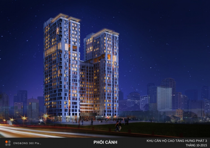 Phối cảnh dự &aacute;n The Golden Star.