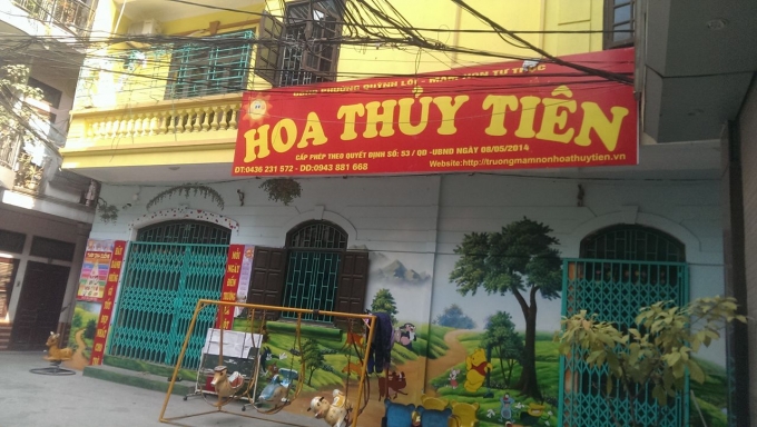 Lớp mầm non Hoa Thủy Ti&ecirc;n vẫn ngang nhi&ecirc;n tr&ocirc;ng giữ trẻ.