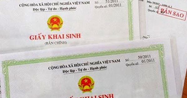 Giấy khai sinh của con có phải phù hợp với Giấy khai sinh của cha mẹ?