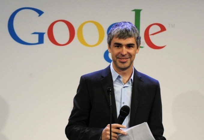 Đứng đầu danh s&aacute;ch l&agrave; &ocirc;ng Larry Page, người đồng s&aacute;ng lập Google ki&ecirc;m Gi&aacute;m đốc điều h&agrave;nh Alphabet. Ước t&iacute;nh gi&aacute; trị vốn h&oacute;a thị trường của Google l&agrave; 550 tỷ USD.
