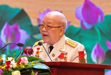 Đại t&aacute; Nguyễn Huy Du (86 tuổi) - Ảnh: X.H