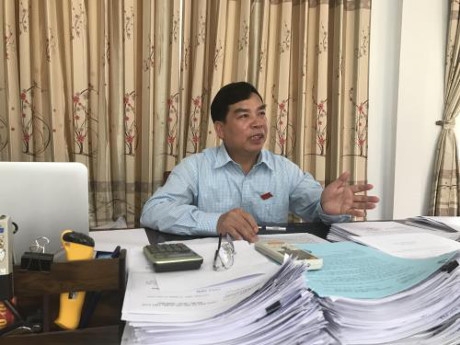 &Ocirc;ng Phạm Đức Minh, Chủ tịch UBND huyện Nậm Nh&ugrave;n. Ảnh: Mai Phương/BNEWS/TTXVN.