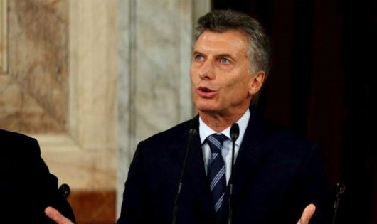 Tổng thống Argentina Mauricio Macri.