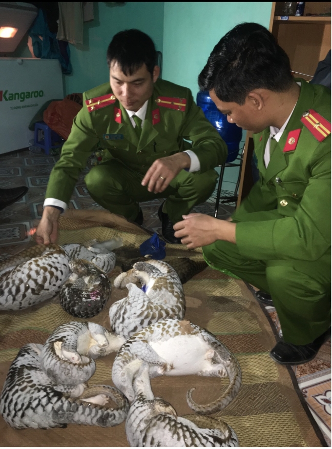 Tang vật cơ quan C&ocirc;ng an thu giữ. (Ảnh: C&ocirc;ng an H&agrave; Nam)