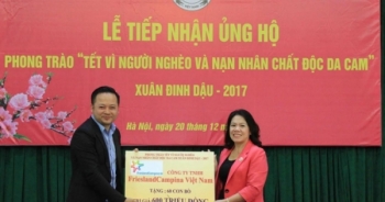 Frieslandcampina Việt Nam ủng hộ “Tết vì người nghèo và nạn nhân chất độc da cam”
