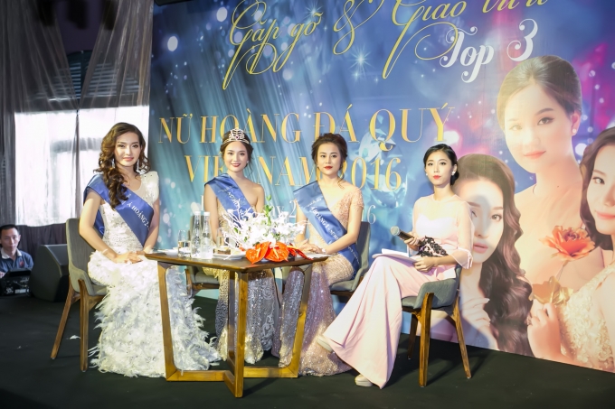 Top 3 Nữ ho&agrave;ng đ&aacute; qu&yacute; Việt Nam 2016 chia sẻ về chuyện y&ecirc;u đại gia lớn tuổi