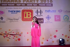 C&aacute;c tiết mục văn nghệ tại buổi Thanks Party.