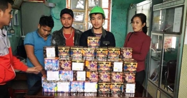 Mang 70kg pháo từ Quảng Bình ra Hà Tĩnh tiêu thụ thì bị bắt