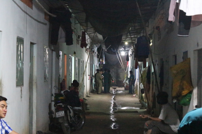 Khu nh&agrave; trọ nơi xảy ra vụ việc