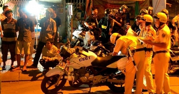 Cảnh sát TP.HCM xử nghiêm 