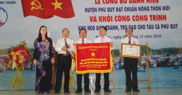 Bình Thuận: Huyện Phú Quý đạt chuẩn Nông thôn mới