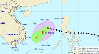 Bão số 10 suy yếu thành áp thấp, khả năng cao không ảnh hưởng tới miền Trung