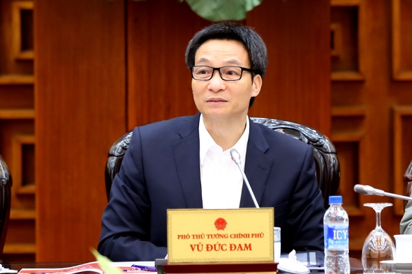 Ph&oacute; Thủ tướng Vũ Đức Đam l&agrave;m việc với Ủy ban quốc gia về người cao tuổi. (Ảnh: VTC).