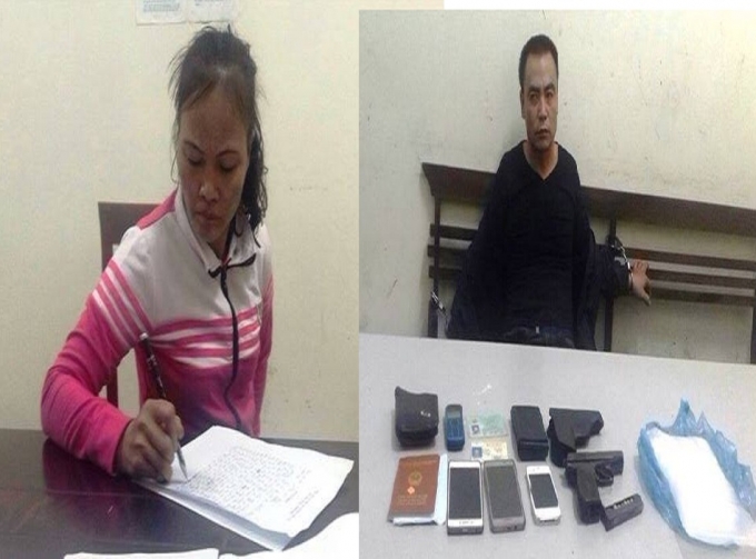 C&aacute;c đội tượng c&ugrave;ng tang vật bị lực lượng chức năng thu giữ.