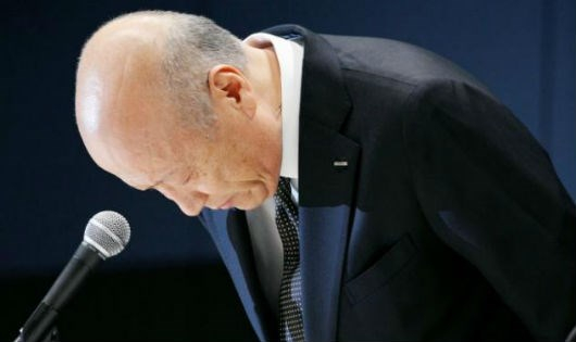 Chủ tịch Dentsu Tadashi Ishii ng&agrave;y 29/12 đ&atilde; tuy&ecirc;n bố từ chức