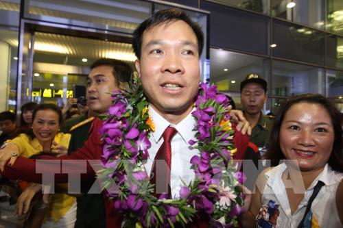 Lần đầu ti&ecirc;n Thể thao Việt Nam đoạt 1 HCV, 1HCB, thiết lập kỷ lục tại Olympic Rio 2016 qua th&agrave;nh t&iacute;ch thi đấu của xạ thủ Ho&agrave;ng Xu&acirc;n Vinh. Ảnh: Quốc Kh&aacute;nh/TTXVN.