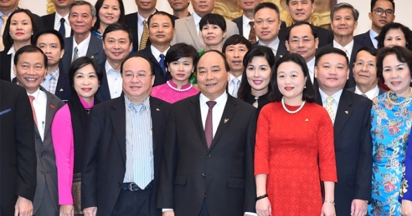 Thủ tướng tiếp đoàn đại biểu Hiệp hội phát triển hàng tiêu dùng Việt Nam