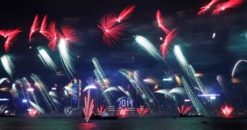 Hình ảnh Thế giới tưng bừng đón năm mới 2017