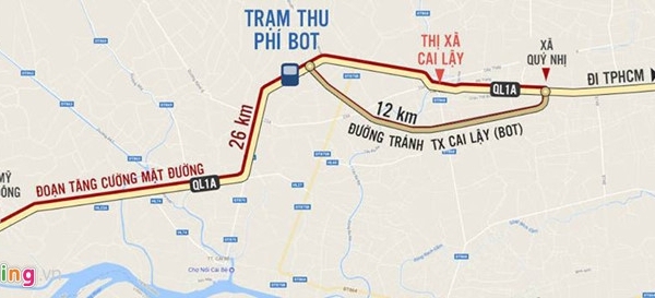 Đại biểu Quốc hội đề xuất Nhà nước mua lại BOT Cai Lậy