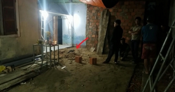 Tiếp cận hiện trường vụ thi thể chôn dưới nền nhà ở Quảng Bình