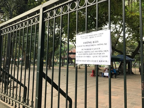 Kh&ocirc;ng phải tự nhi&ecirc;n m&agrave; khu vực Vườn hoa Gi&aacute;m (nơi bị x&acirc;m phạm l&agrave;m b&atilde;i tr&ocirc;ng xe kh&ocirc;ng ph&eacute;p) lại được đưa v&agrave;o trong quần thể di t&iacute;ch phải được bảo tồn...bởi đ&acirc;y l&agrave; di t&iacute;ch Quốc gia hạng đặc biệt