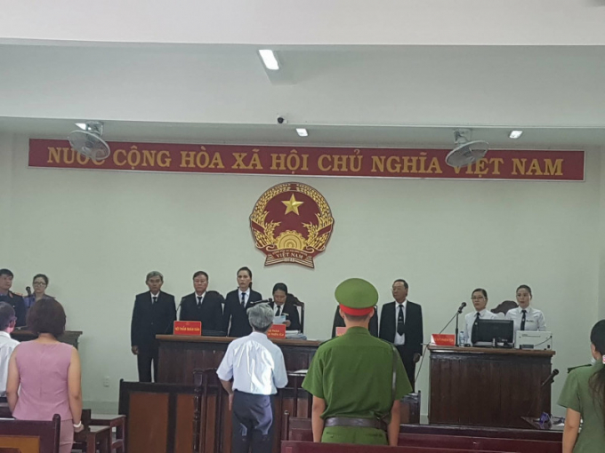 &nbsp;Bị c&aacute;o Nguyễn Khắc Thủy tại t&ograve;a. (Ảnh: b&aacute;o Phụ nữ Việt Nam)