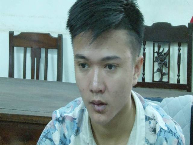 Đối tượng Hiệp tại Cơ quan c&ocirc;ng an. (Ảnh: b&aacute;o C&ocirc;ng an nh&acirc;n d&acirc;n)