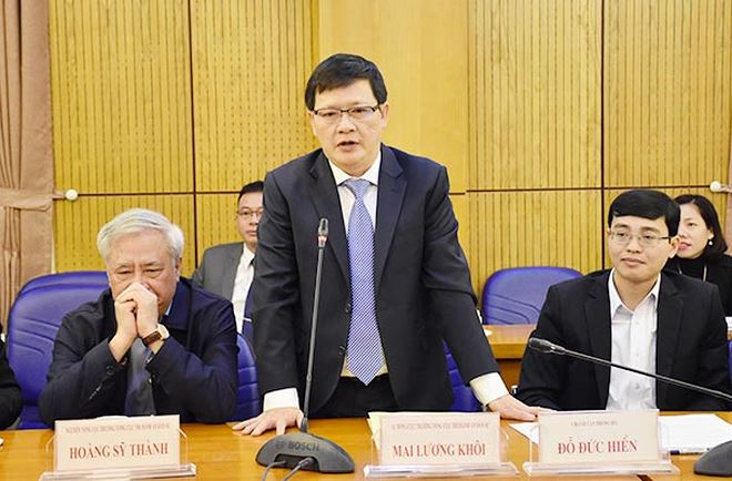 &Ocirc;ng Mai Lương Kh&ocirc;i hứa sẽ to&agrave;n t&acirc;m to&agrave;n lực, tiếp tục phấn đấu để đưa c&ocirc;ng t&aacute;c THADS đạt được những th&agrave;nh t&iacute;ch mới.