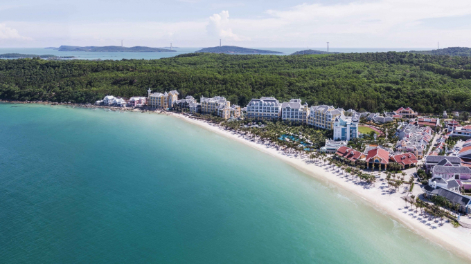 H&igrave;nh ảnh to&agrave;n cảnh của&nbsp;JW Marriott Phu Quoc Emerald Bay.