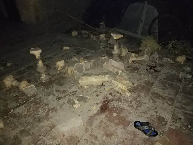 Nơi xảy ra sự việc. Ảnh Đ&igrave;nh Ho&agrave;ng.