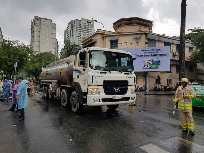 Chiếc xe bồn li&ecirc;n quan đến vụ tai nạn.