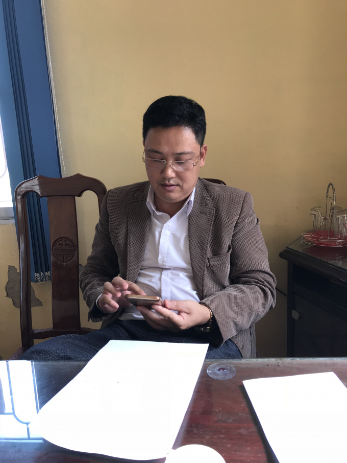 &Ocirc;ng Kim Văn Ba - Chủ tịch UBND x&atilde; B&igrave;nh Định.