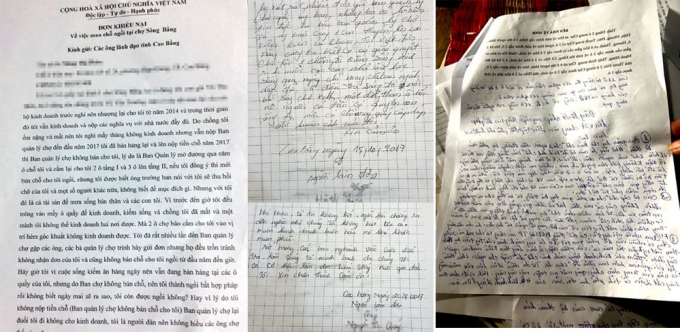 Đơn thư vẫn tiếp tục tới tấp gửi đến L&atilde;nh đạo cao nhất tỉnh Cao Bằng v&agrave; B&aacute;o Lao Động.