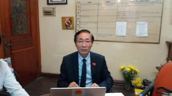 ĐBQH Nguyễn Văn Chiến, Ph&oacute; Chủ tịch Li&ecirc;n đo&agrave;n LS Việt Nam(Ảnh: Ly Ly).