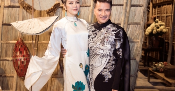 Áo dài của Lý Nhã Kỳ đấu giá được 500 triệu đồng trong show thời trang Đinh Văn Thơ