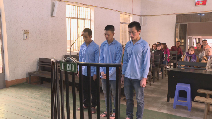 C&aacute;c bị c&aacute;o tại t&ograve;a.