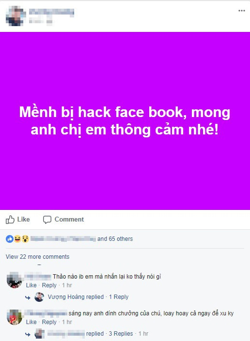 Th&ocirc;ng b&aacute;o tr&ecirc;n trang c&aacute; nh&acirc;n của người d&ugrave;ng Facebook.