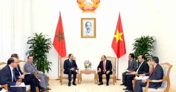 Thủ tướng Nguyễn Xuân Phúc tiếp Chủ tịch Hạ viện Morocco