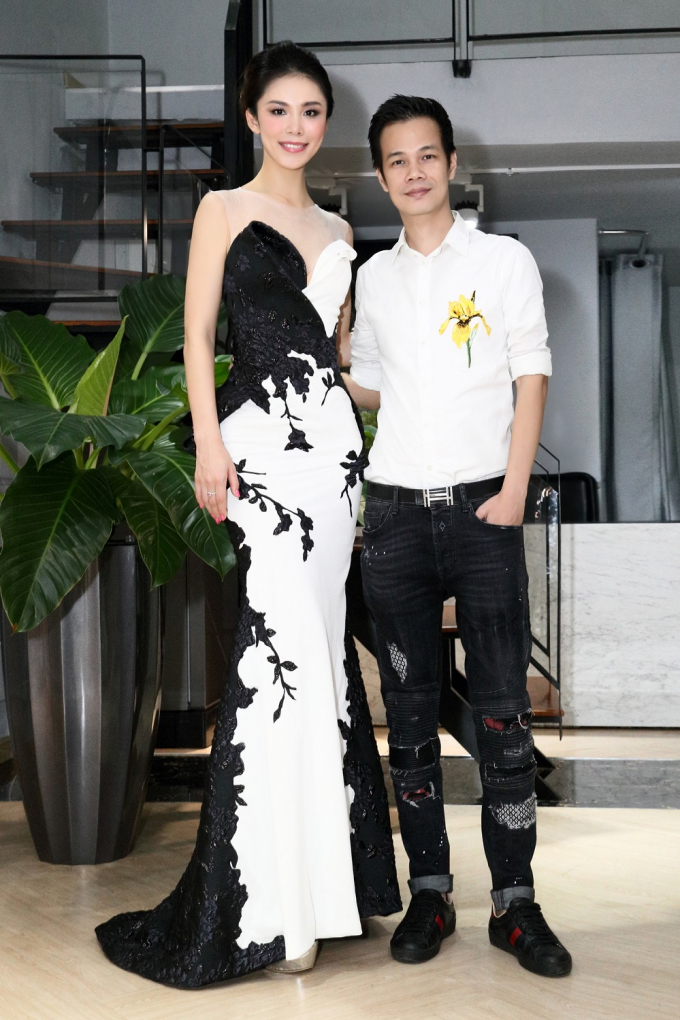 Hoa hậu Ho&agrave;n Vũ Riyo Mori cuốn h&uacute;t trước vẻ đẹp những thiết kế của Ho&agrave;ng Hải