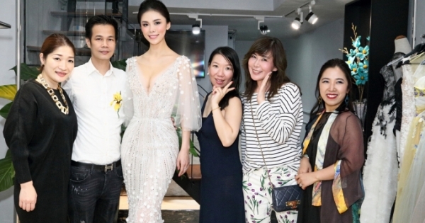 Hoa hậu Hoàn Vũ Riyo Mori cuốn hút trước vẻ đẹp những thiết kế của Hoàng Hải