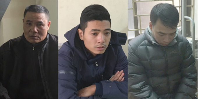 C&aacute;c đối tượng vận chuyển ma t&uacute;y bị CSGT bắt giữ.