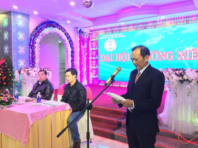 &Ocirc;ng L&ecirc; Nam - Gi&aacute;m đốc HTX Dịch vụ Vận tải Tiến Đạt -