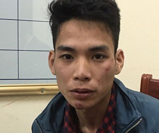 Đối tượng B&ugrave;i Văn Th&agrave;nh tại cơ quan C&ocirc;ng an. (Ảnh: b&aacute;o An ninh thủ đ&ocirc;)