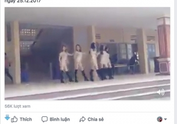 Màn biểu diễn văn nghệ tại trường học gây sốc vì phản cảm