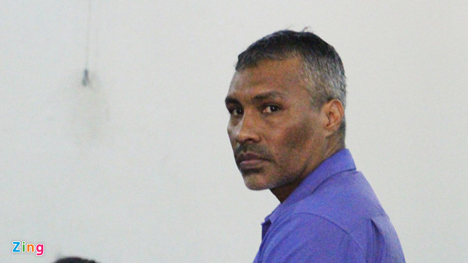 Bị c&aacute;o Elmer Eduardo Nunez Correa tại phi&ecirc;n t&ograve;a sơ thẩm. (Ảnh: Zing.vn)