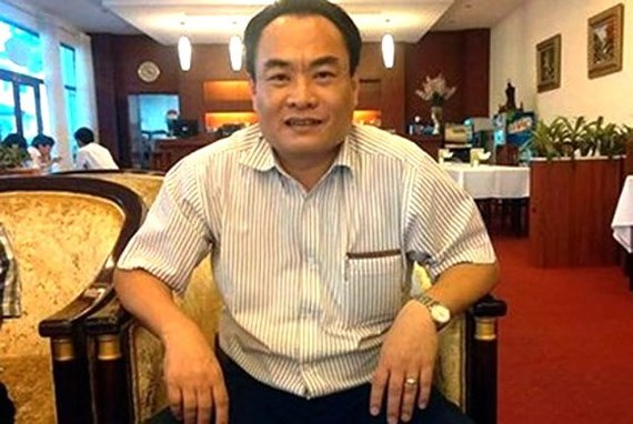 Bị can Trần Đức Trung, nguy&ecirc;n Chủ tịch Hội đồng th&agrave;nh vi&ecirc;n Trung t&acirc;m Hỗ trợ người ngh&egrave;o trong ph&aacute;t triển n&ocirc;ng th&ocirc;n mới