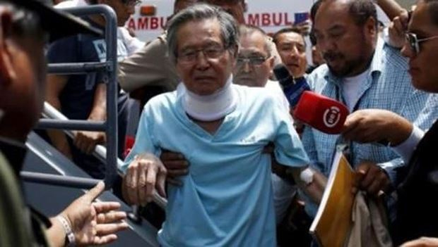 Cựu l&atilde;nh đạo Peru Alberto Fujimori.