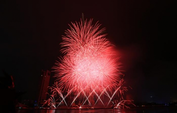 Đ&agrave; Nẵng sẽ tổ chức bắn ph&aacute;o hoa trong khoảng 14 ph&uacute;t Ảnh Cao Th&aacute;i
